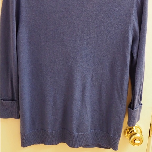 Bright blue cuffed sleeve GAP cardigan - Picture 5 of 5